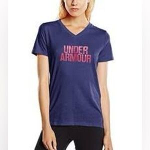 Under Armour loose heatgear v neck short sleeve shirt